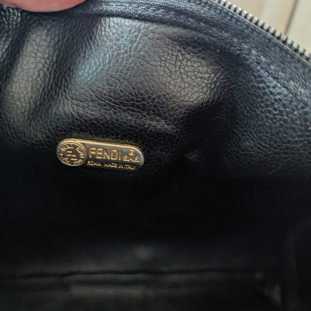Fendi Brown and Black Zucca Crossbody Bag - Picture 12 of 15